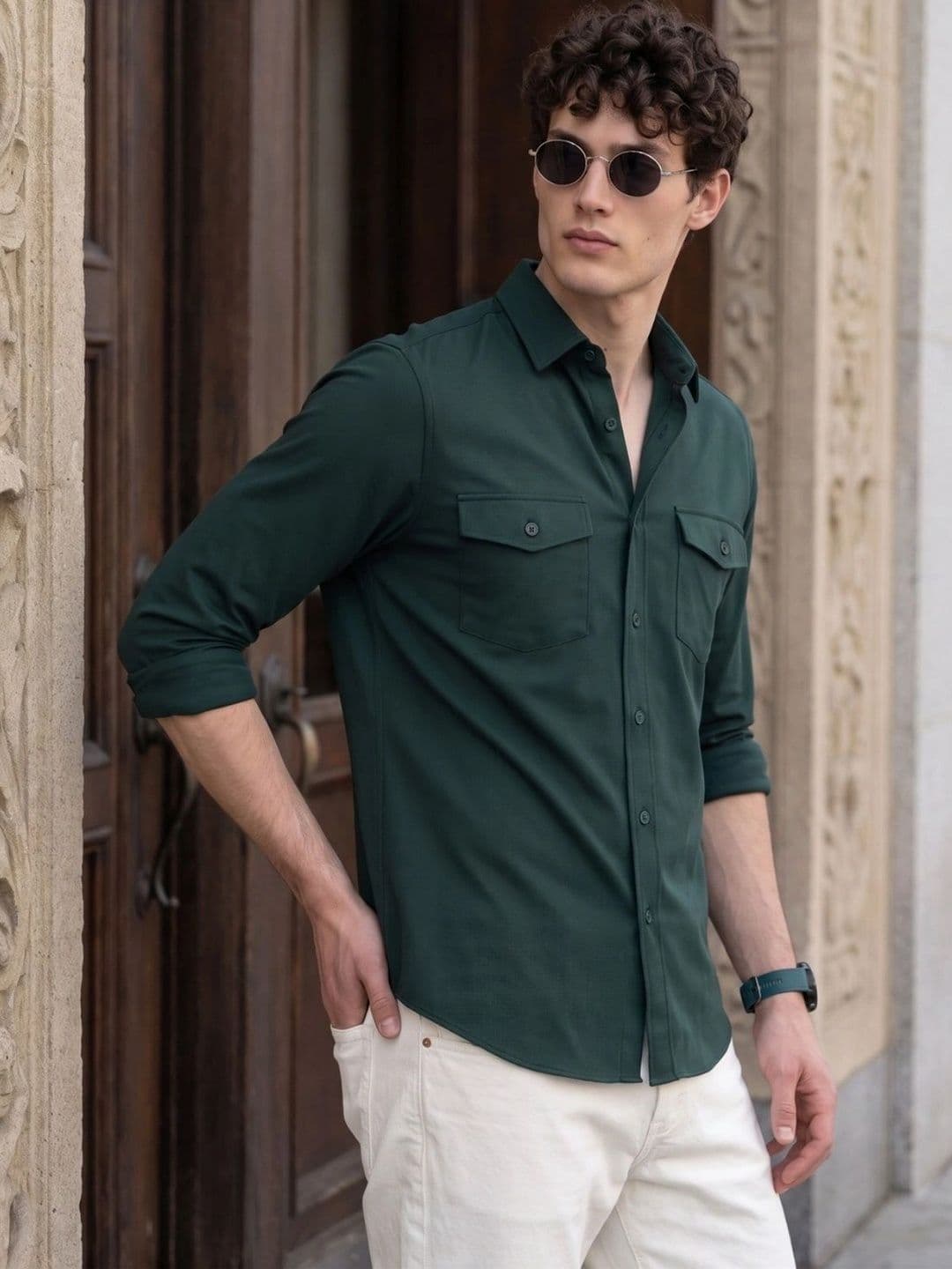 VEIRDO Cotton Long Sleeves Shirt thumbnail 3