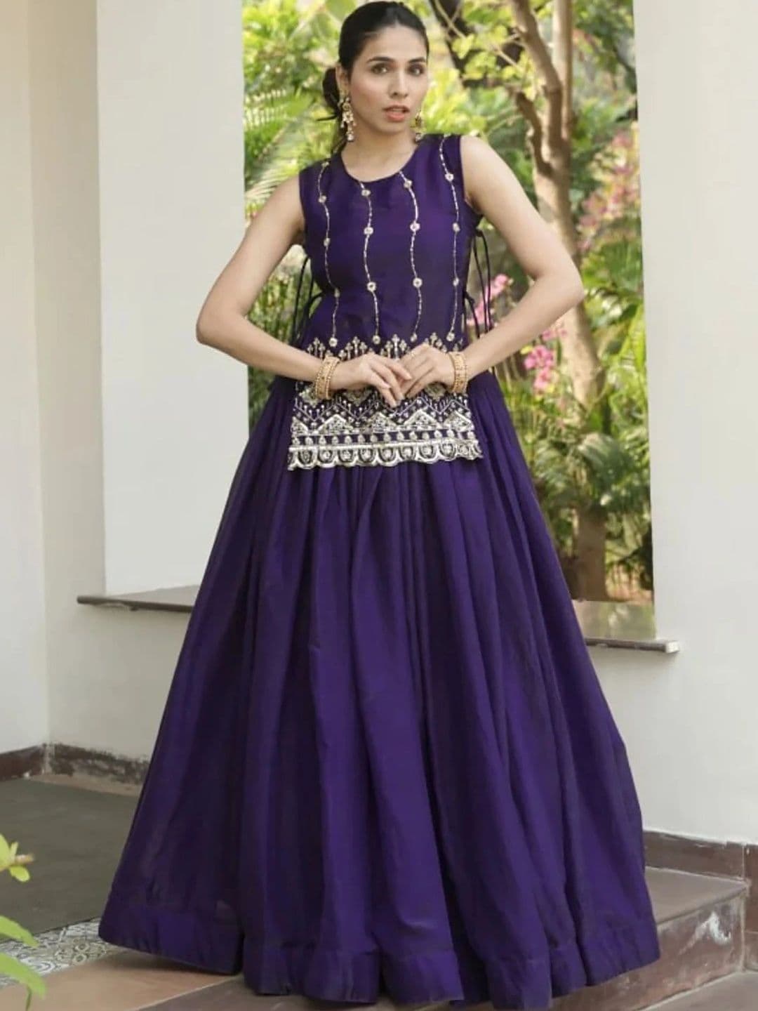Moda Rapido Embroidered Ready to Wear Lehenga & thumbnail 5