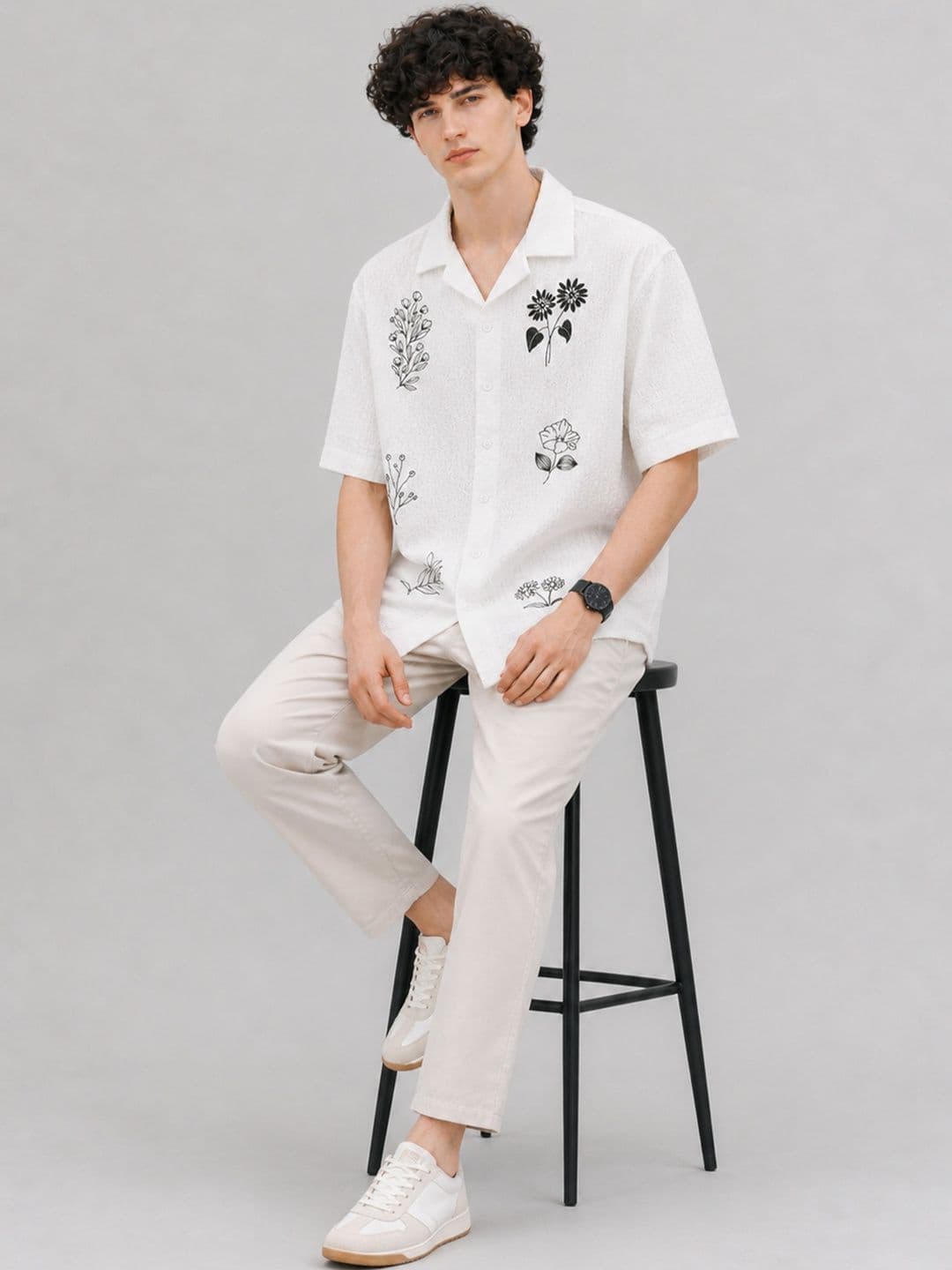 Mast & Harbour Men Relaxed Floral Printed Casual Shirt thumbnail 6