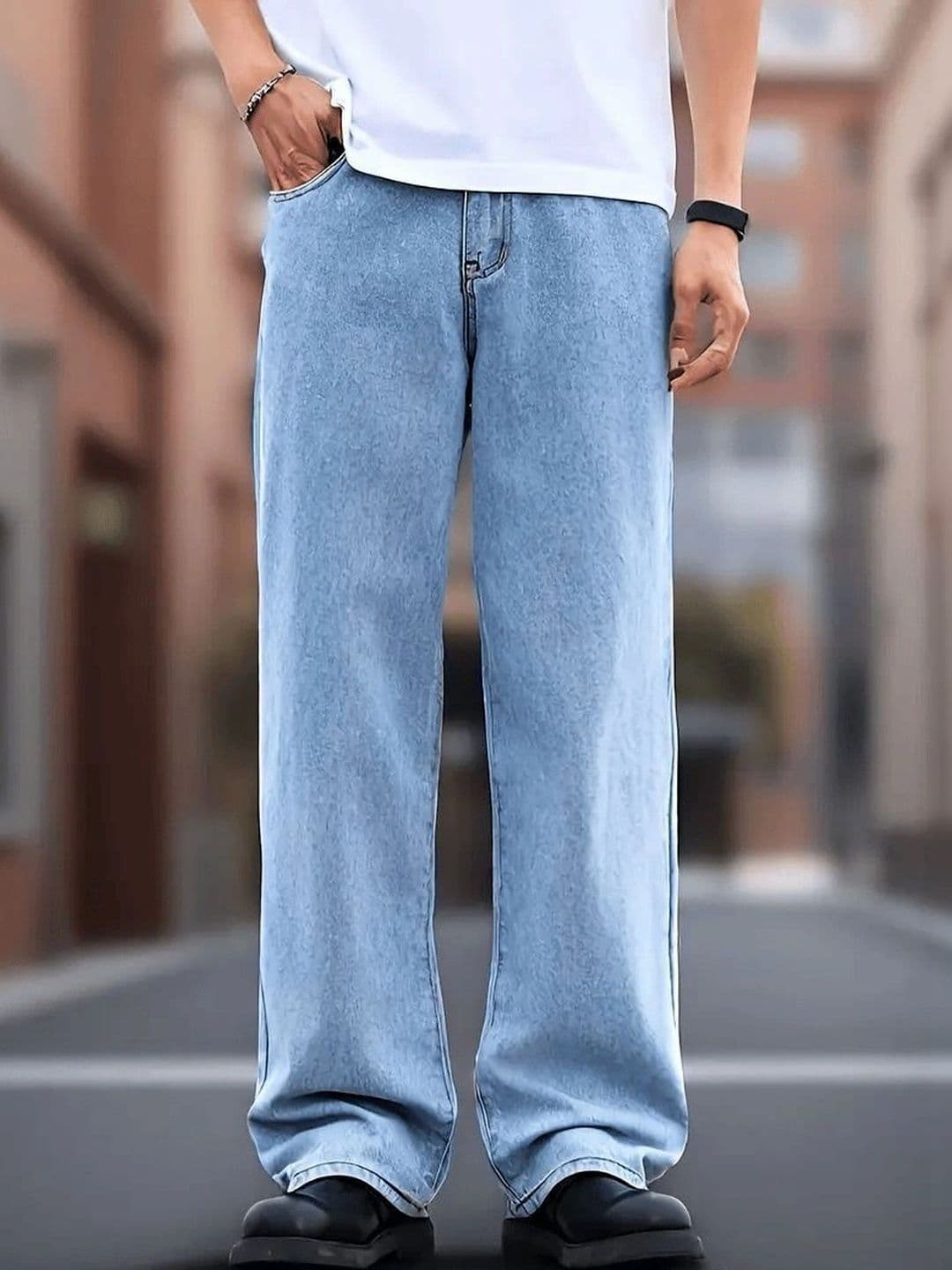 UNIFAV FASHION Men Mid-Rise Jeans thumbnail 4