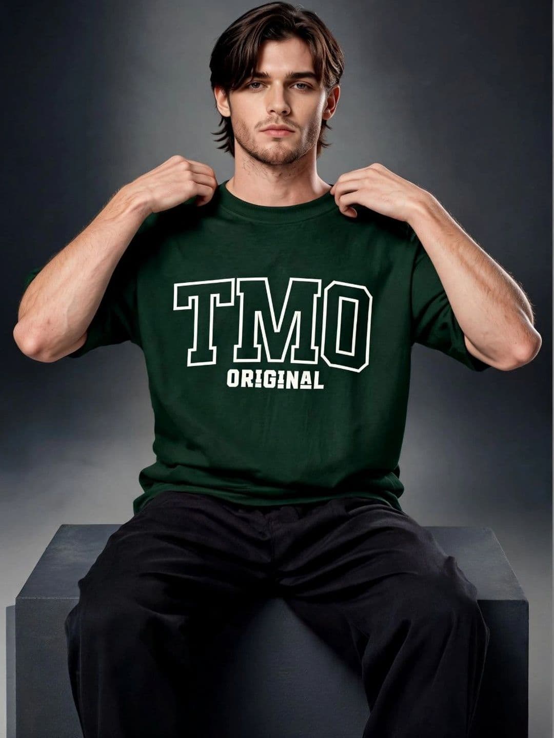 TRYMEEOUT Unisex Typography Printed T-shirt thumbnail 3