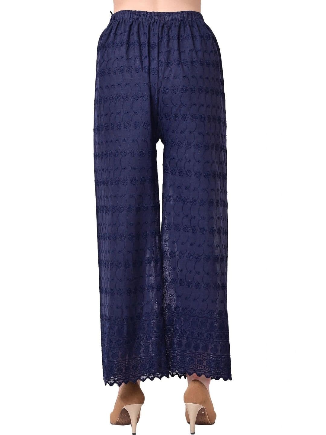 FusFus Women Ethnic Motifs Embroidered Ethnic Palazzos - view 1