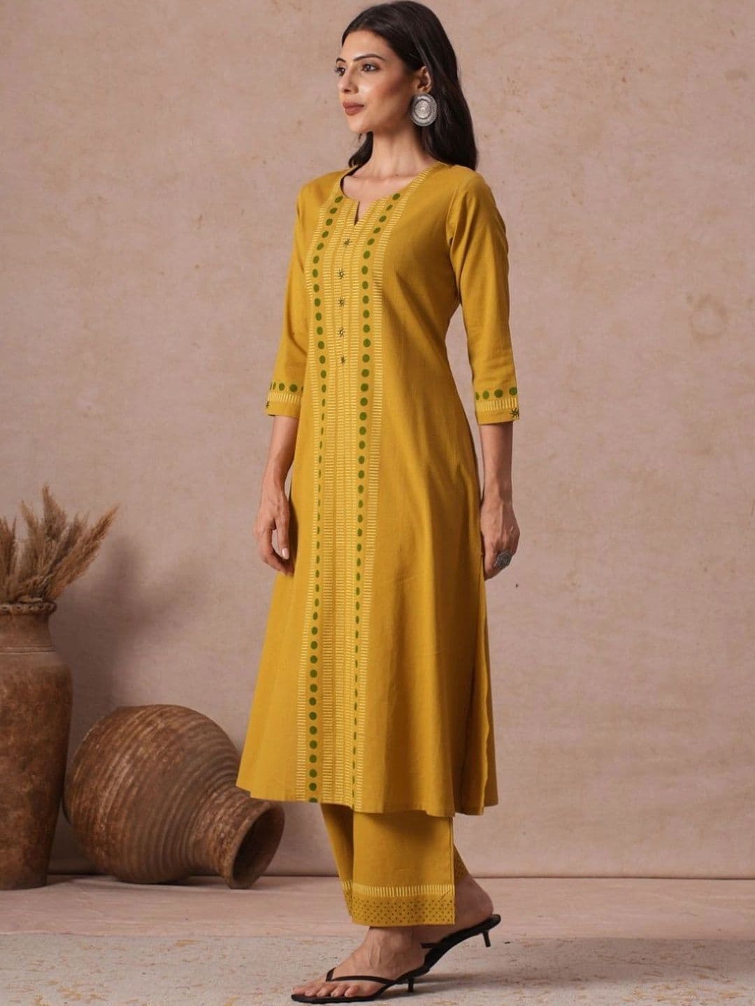 KAMI KUBI Women Geometric Printed Kurta thumbnail 7