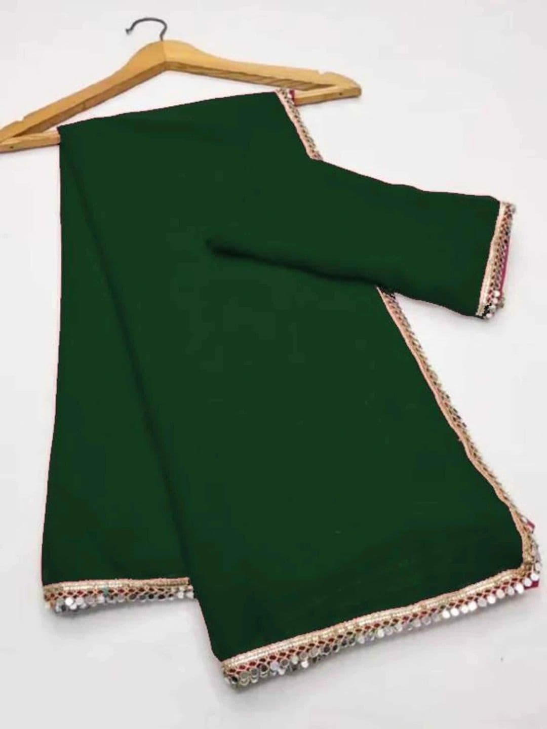 reeva fashion Mirror Work Saree thumbnail 2