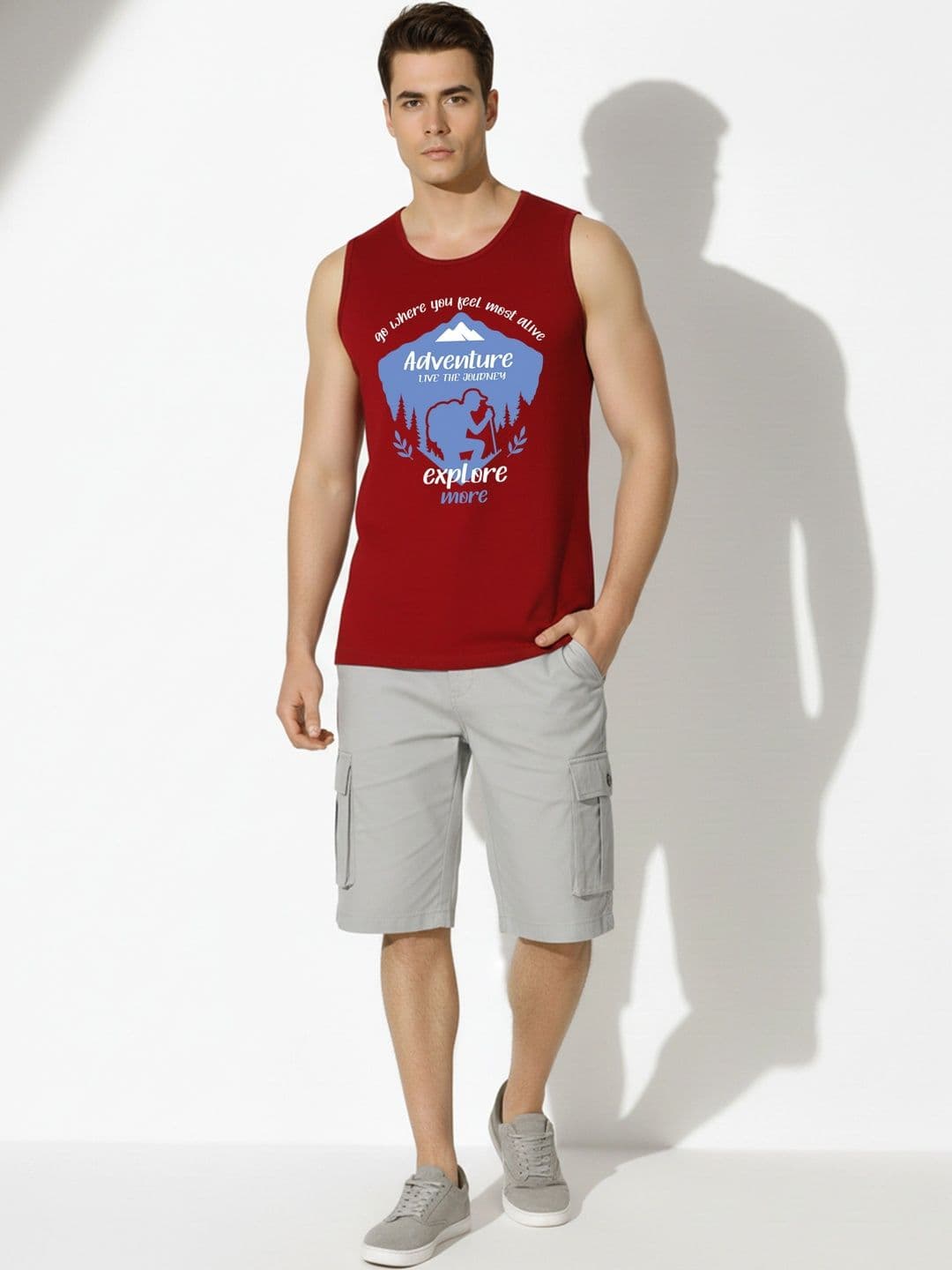 SKY HARBOAR Men Typography 2 Printed T-shirt thumbnail 3