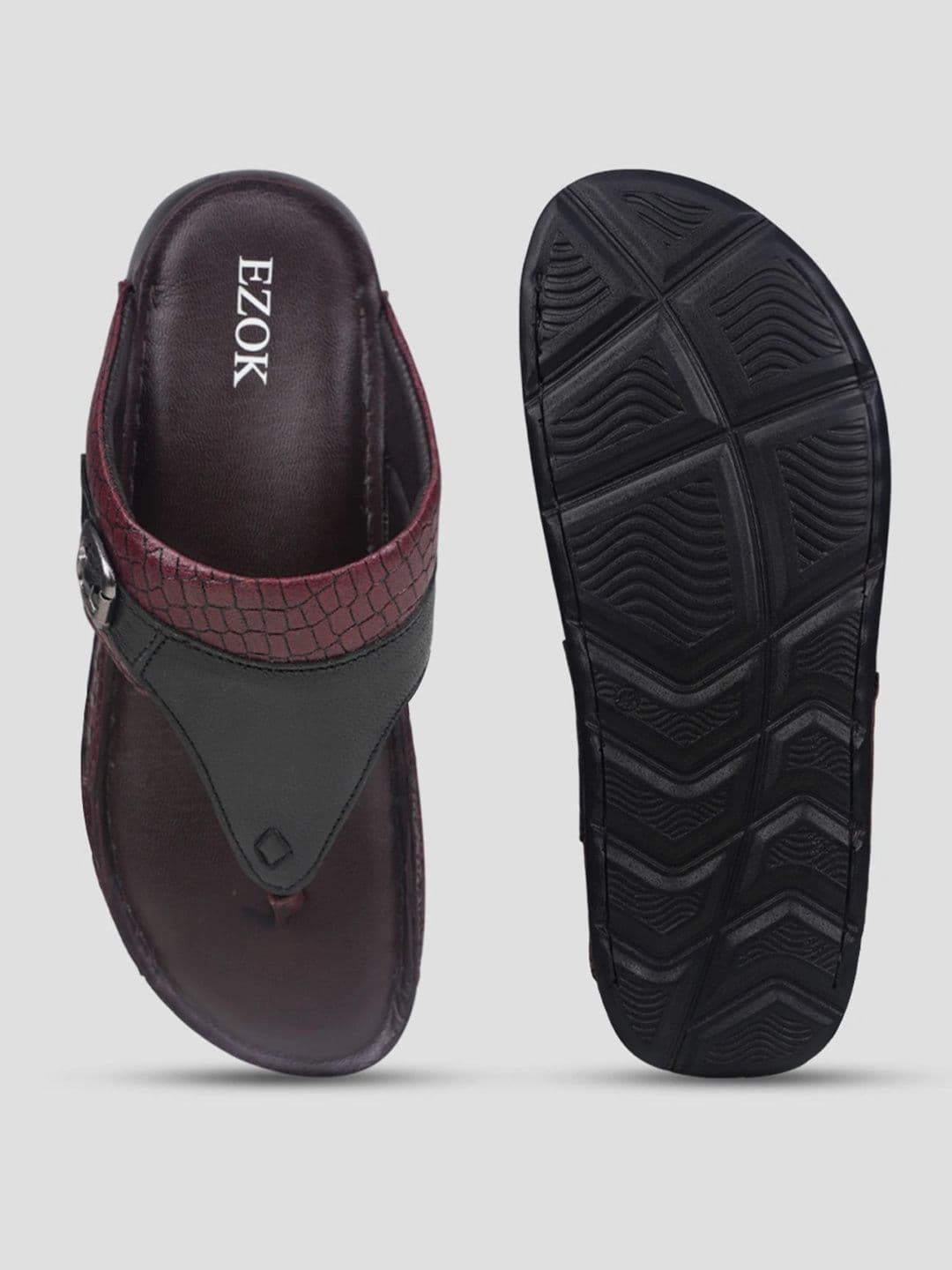 EZOK Men Leather Comfort Sandals thumbnail 3