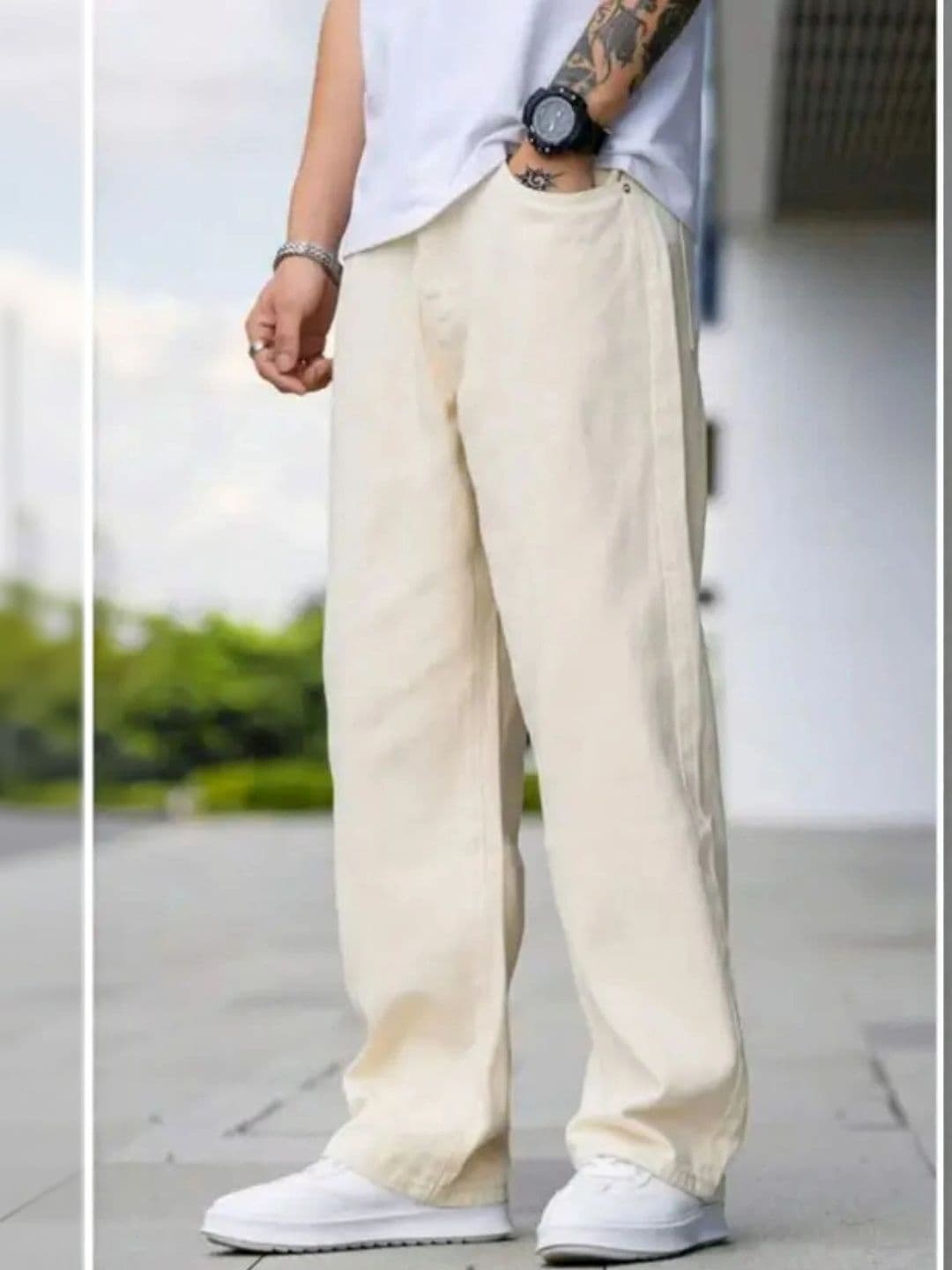 UNIFAV FASHION Men Straight Fit Mid-Rise Jeans thumbnail 4