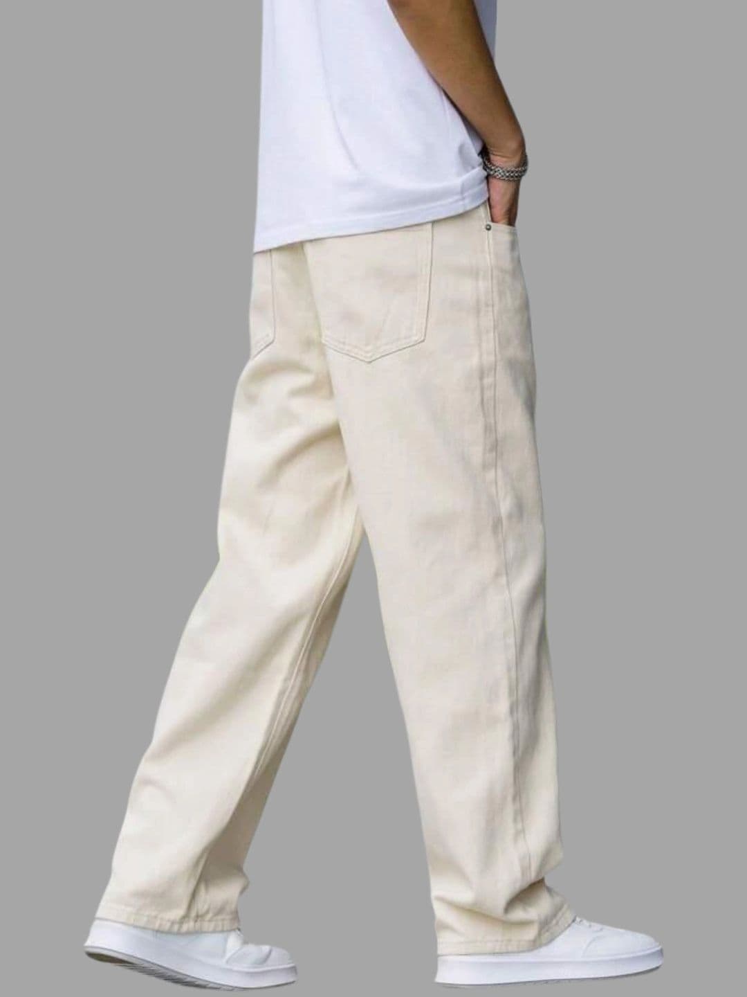 UNIFAV FASHION Men Boyfriend Fit Mid-Rise Jeans thumbnail 2