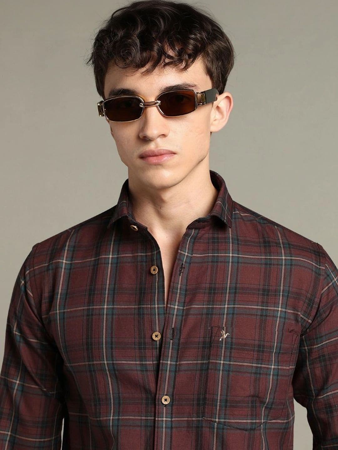 BLUEISLAND Men Comfort Tartan Checks Checked Casual Shirt thumbnail 2