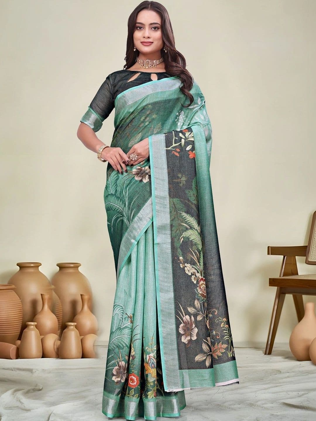 KALINI Fusion Saree - view 1