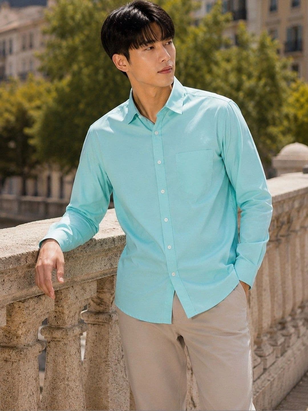 BAESD Men Premium Slim Fit Casual Shirt thumbnail 4