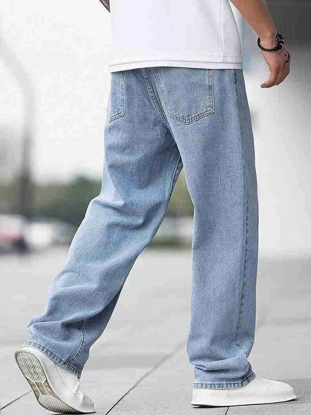 UNIFAV FASHION Men Boyfriend Fit Mid-Rise Jeans thumbnail 3