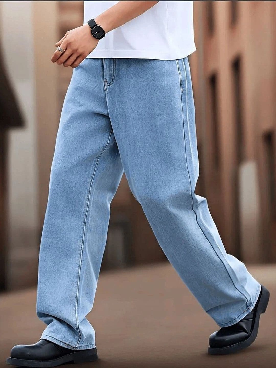 UNIFAV FASHION Men Mid-Rise Jeans thumbnail 5