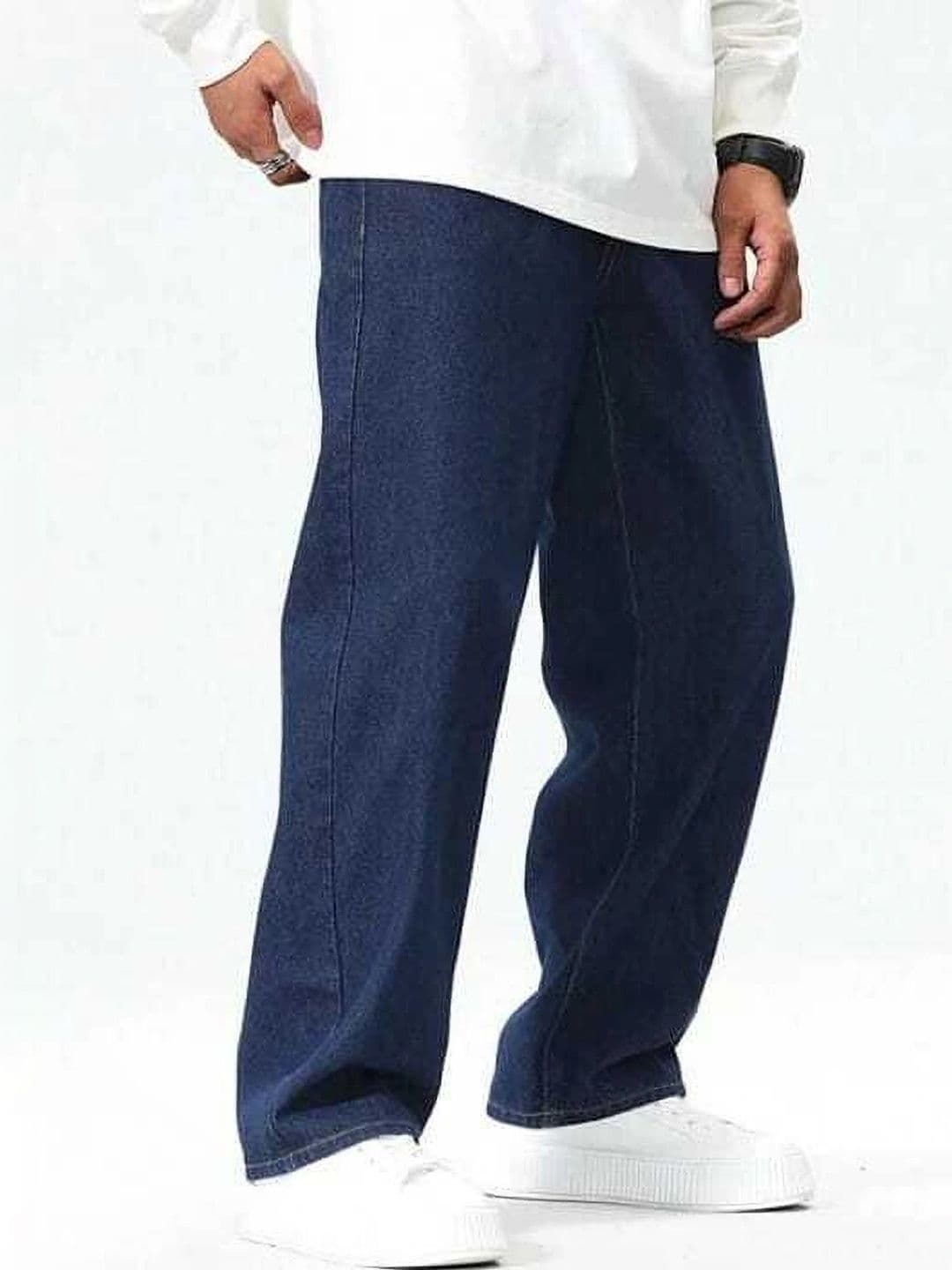 UNIFAV FASHION Men Boyfriend Fit Mid-Rise Jeans thumbnail 5