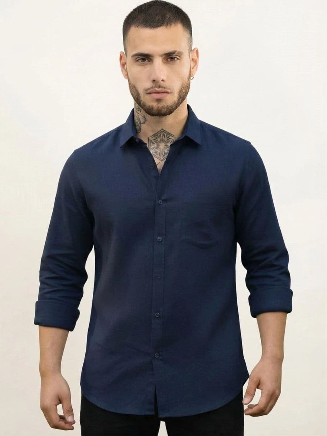 NEW-18 Men Standard Casual Shirt thumbnail 2