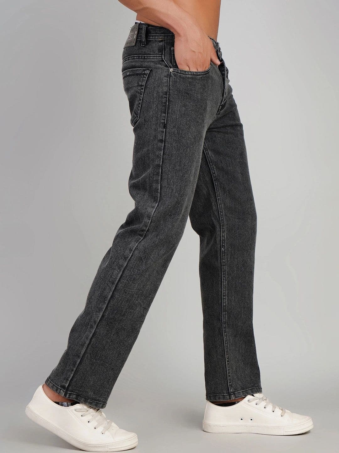 UNIFAV FASHION Men Straight Fit Mid-Rise Jeans thumbnail 5