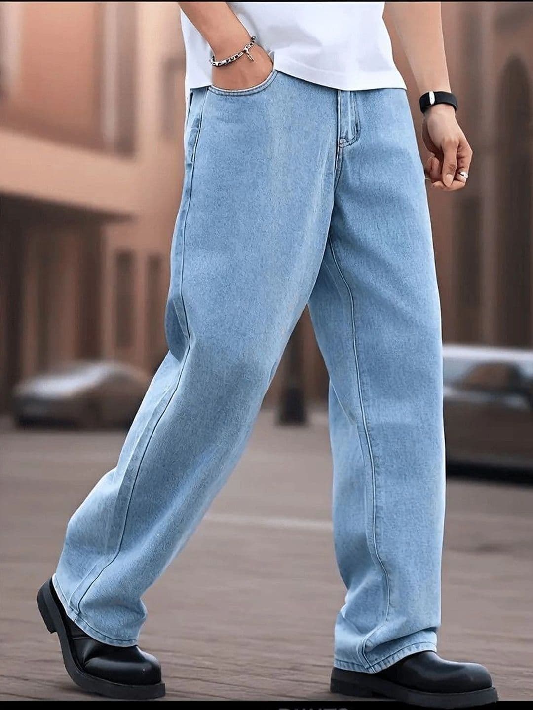 UNIFAV FASHION Men Mid-Rise Jeans thumbnail 3
