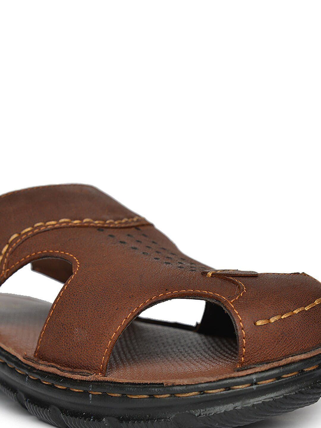 Buckaroo Men Berko Textured Leather Comfort Sandals thumbnail 4