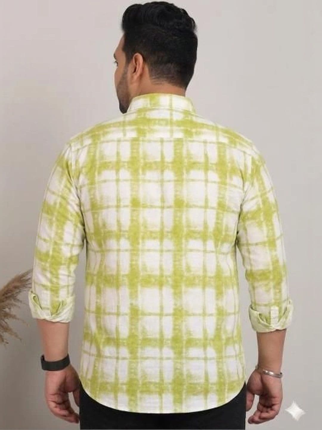 ADWYN PETER Men Classic Checked Casual Shirt thumbnail 3
