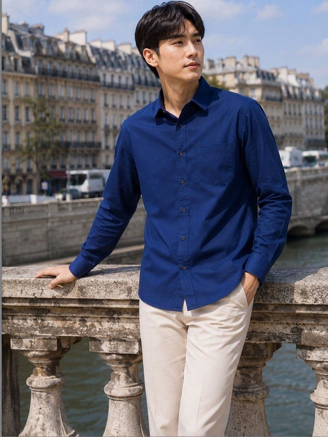 BAESD Men Premium Slim Fit Casual Shirt thumbnail 2