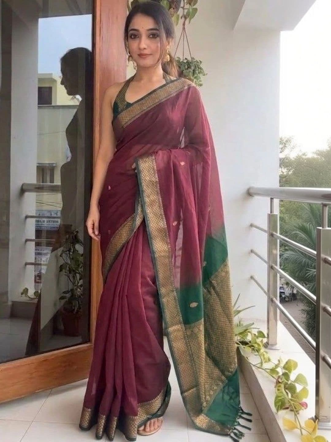 MITAL ENTERPRISE Zari Art Silk Saree - view 1
