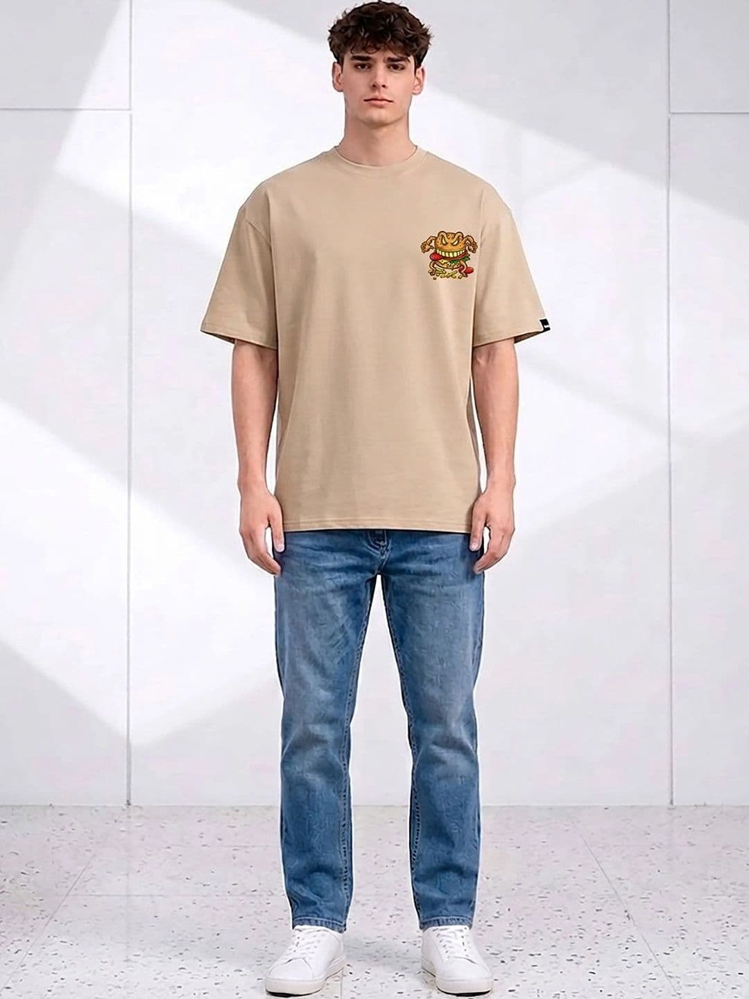 Mast & Harbour Men Printed T-shirt thumbnail 4