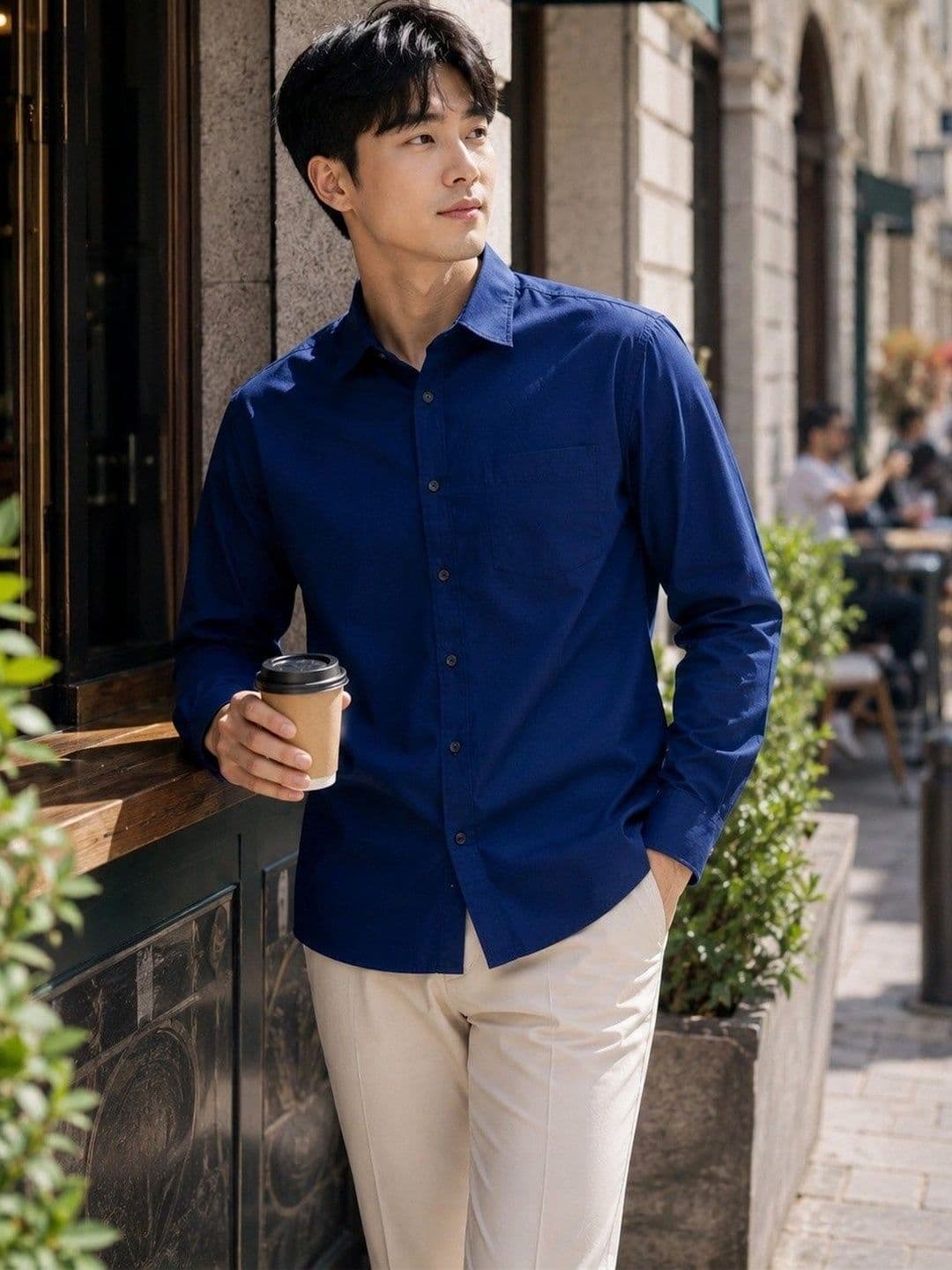 BAESD Men Premium Slim Fit Casual Shirt thumbnail 5