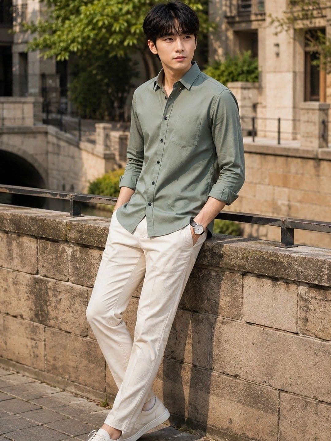 BAESD Men Premium Slim Fit Casual Shirt thumbnail 5
