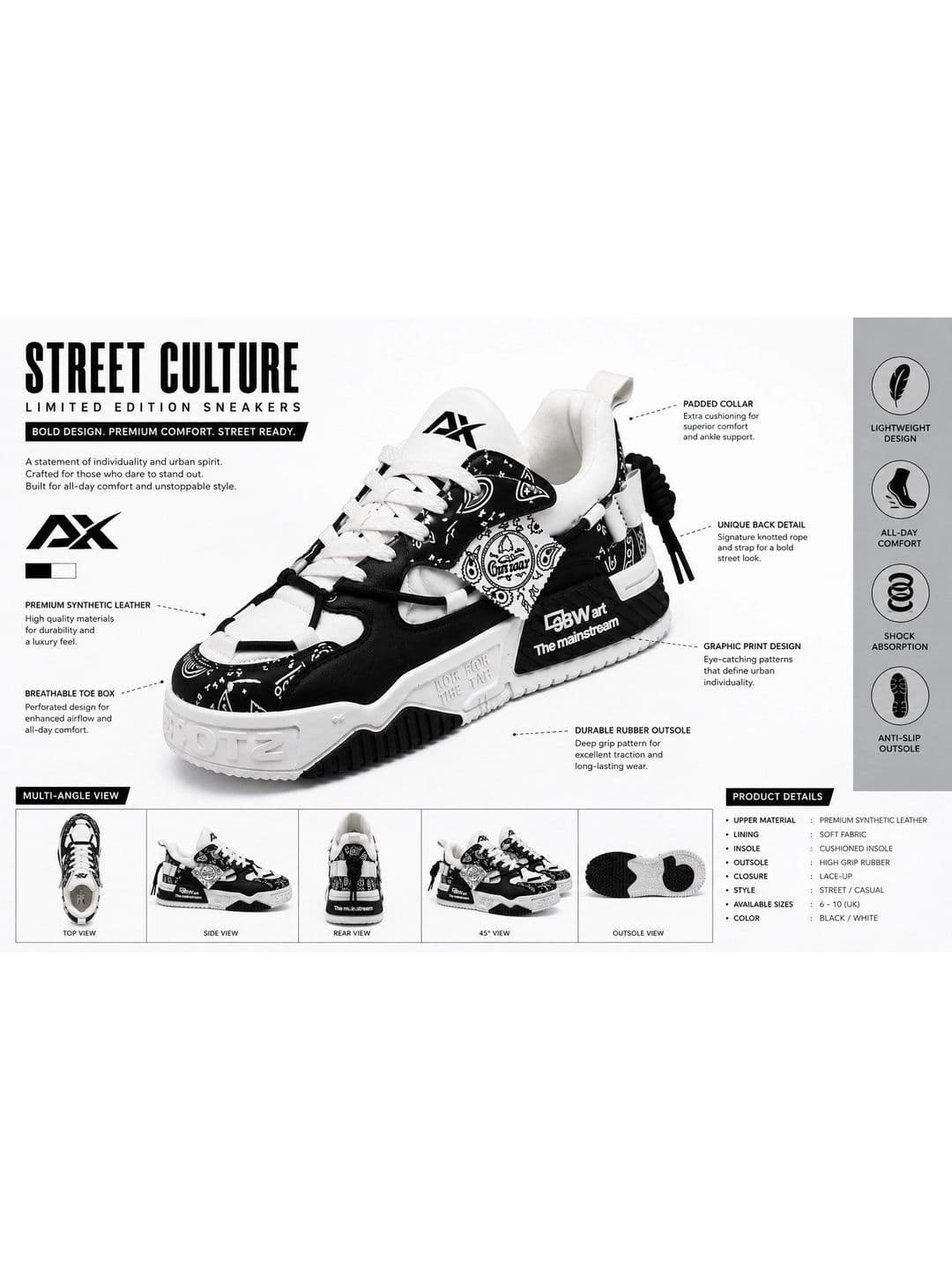 AIRBELL X AIRX Men Running Shoes thumbnail 2