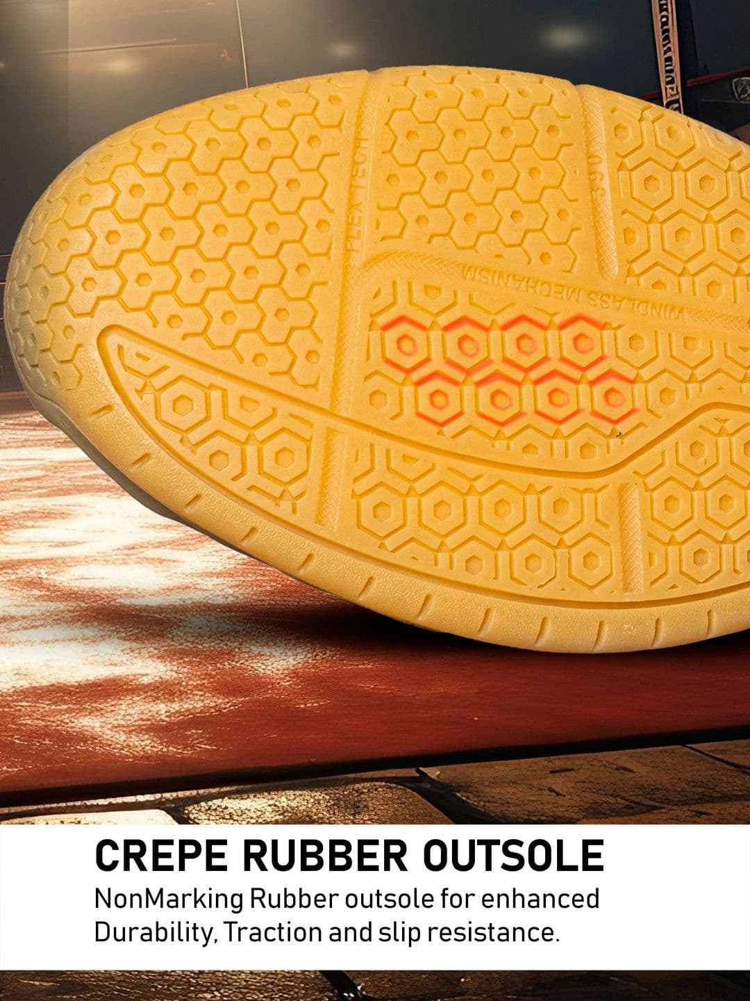 VECTOR X Ultimax Synthetic Leather Breathable Mesh With Crepe Rubber Sole Badminton Shoes thumbnail 3