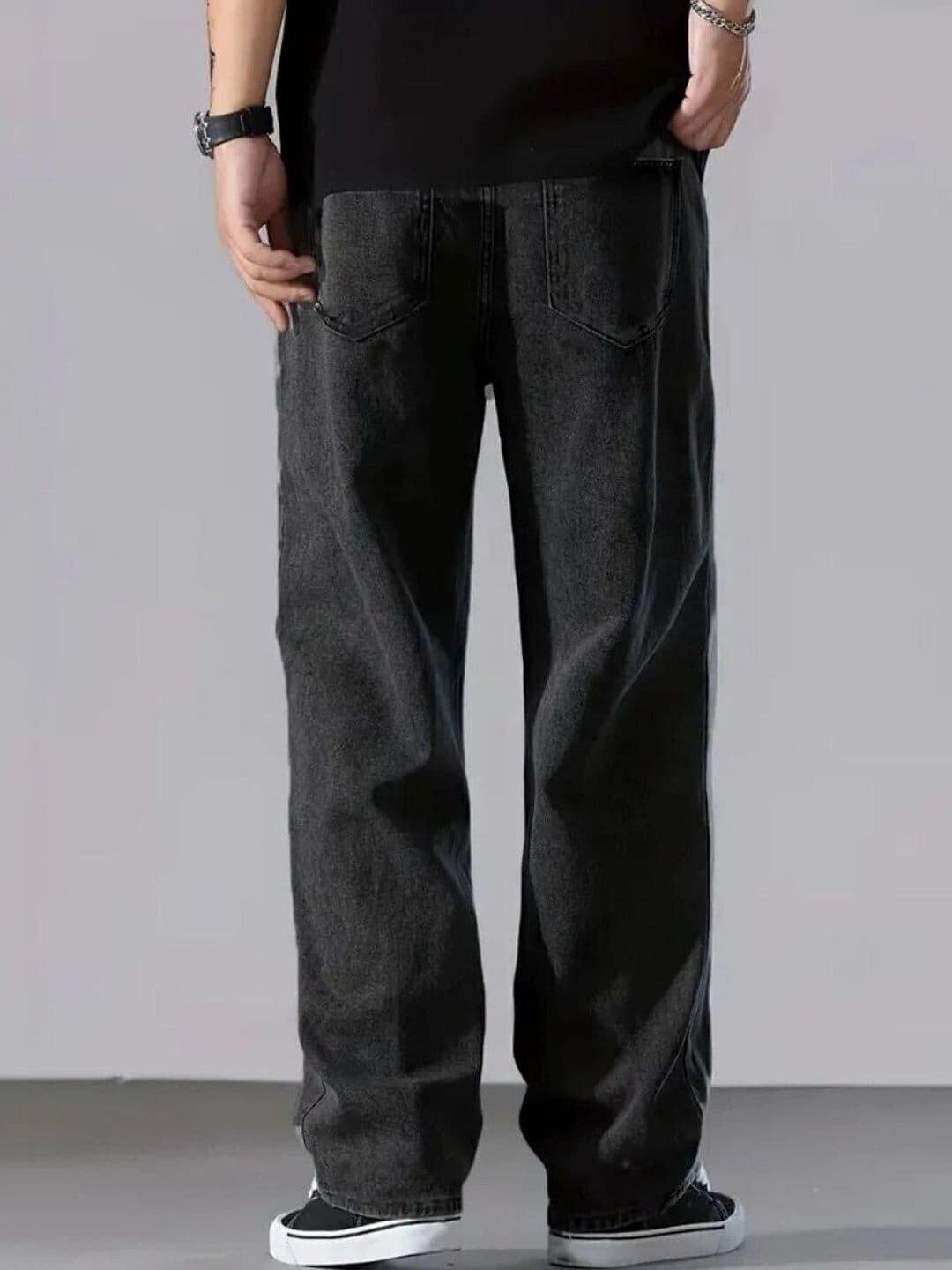 UNIFAV FASHION Men Straight Fit Mid-Rise Jeans thumbnail 2