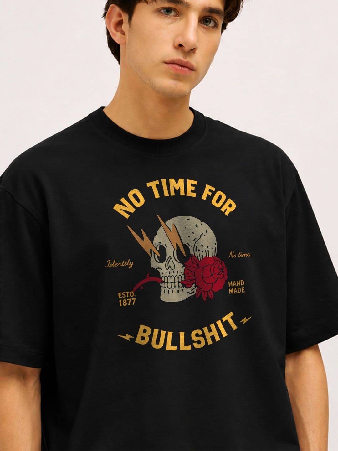 Moda rapido X TOGS & TERRE Men Printed Organic Cotton Blend T-shirt thumbnail 4