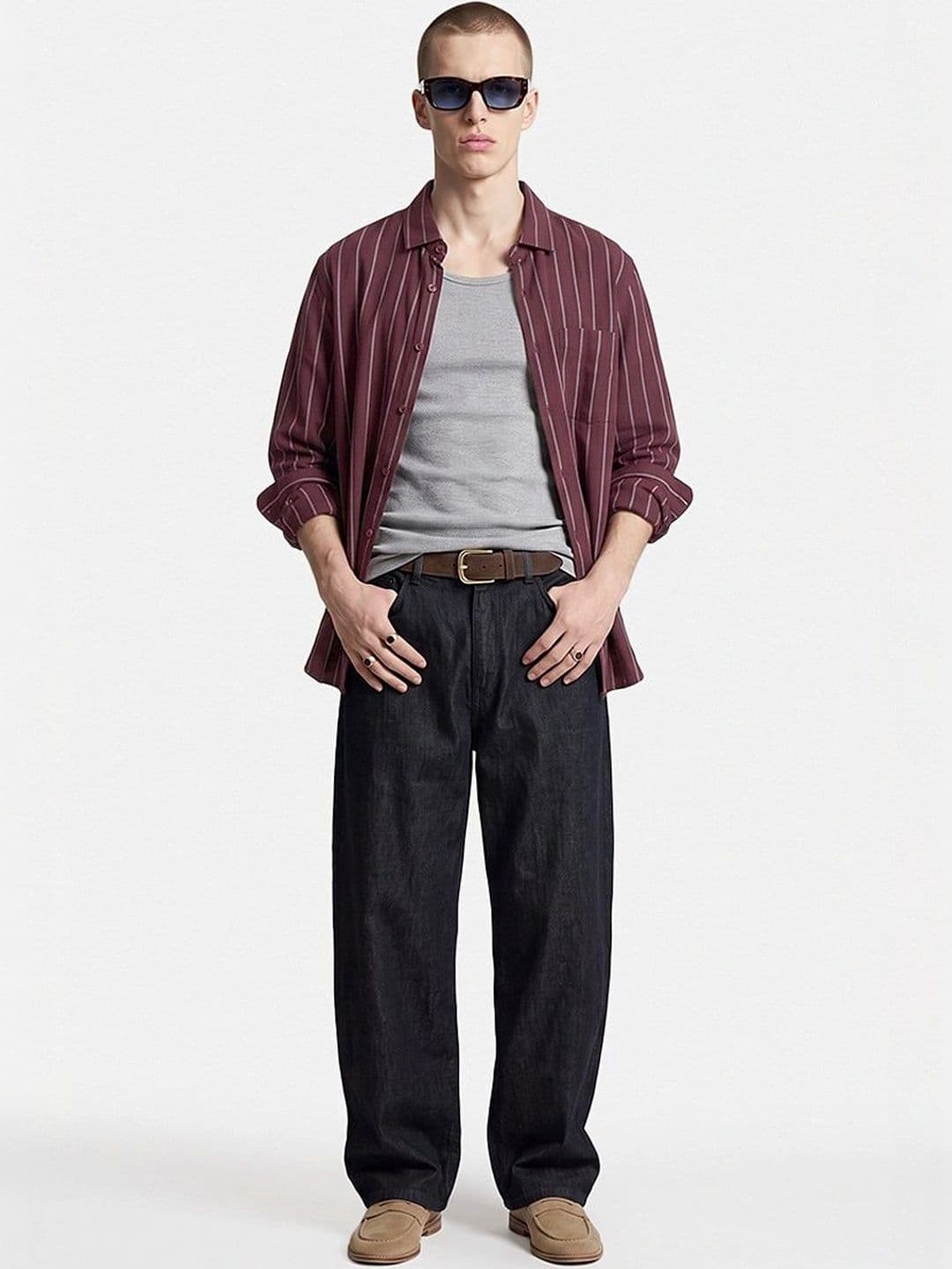 Snitch Men Striped Casual Shirt thumbnail 6