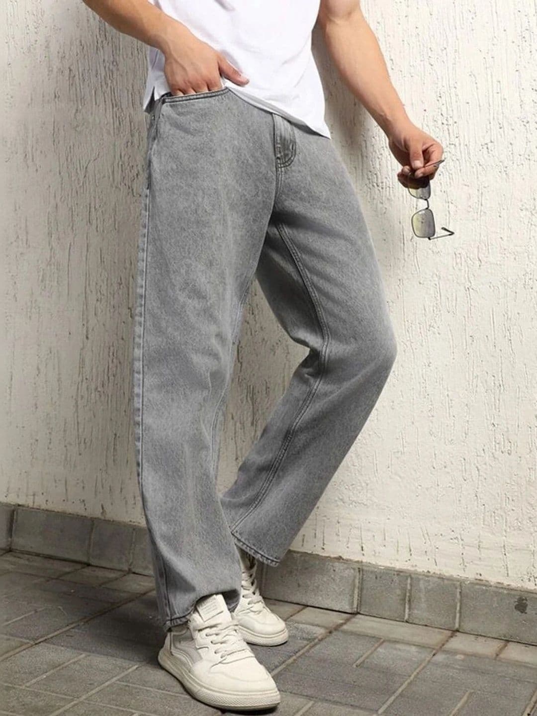 UNIFAV FASHION Men Straight Fit Mid-Rise Jeans thumbnail 3