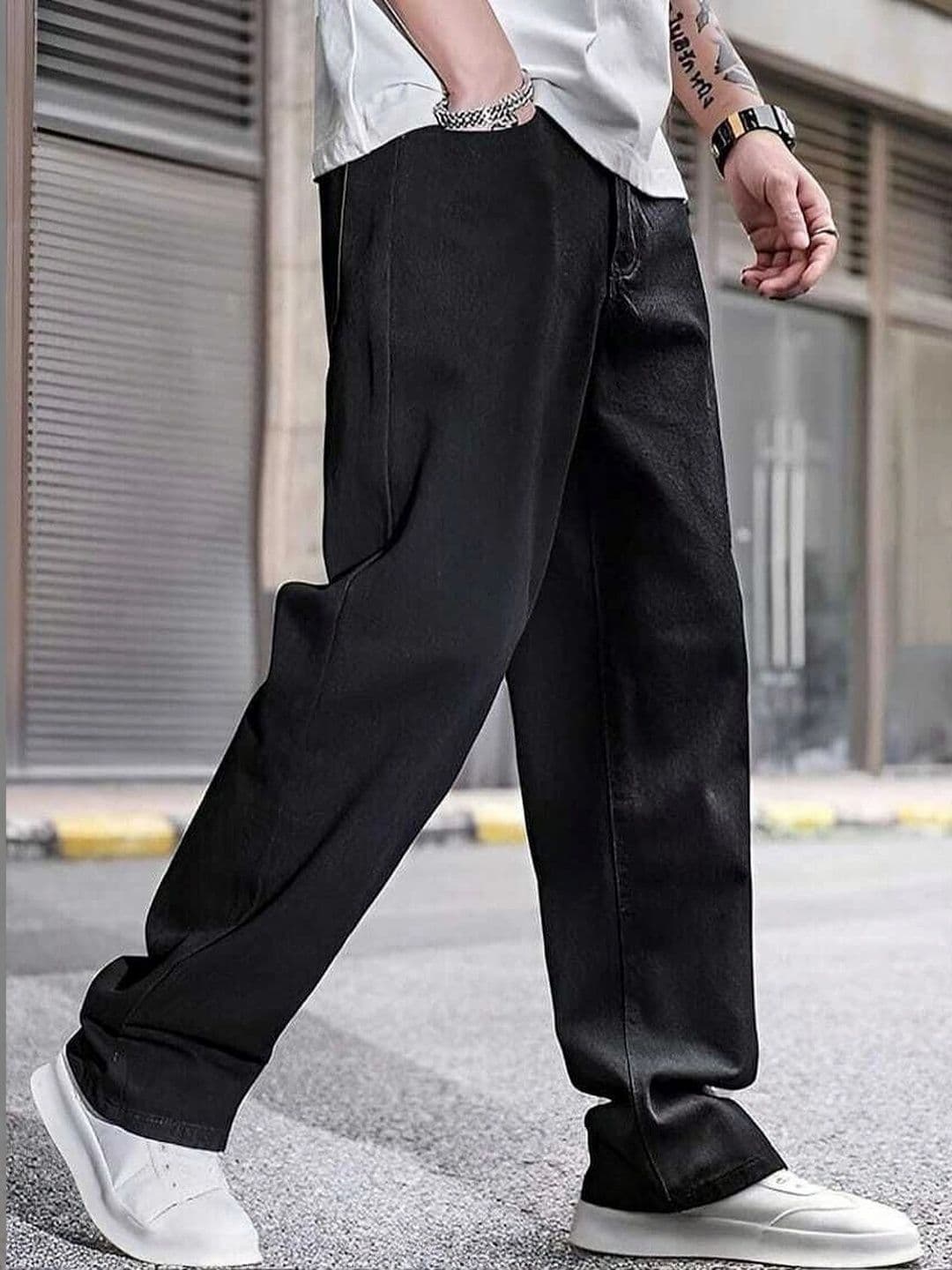 UNIFAV FASHION Men Straight Fit Mid-Rise Jeans thumbnail 4