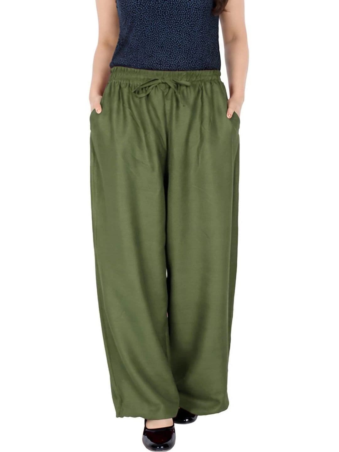 Sttoffa Women Knitted Ethnic Palazzos thumbnail 2