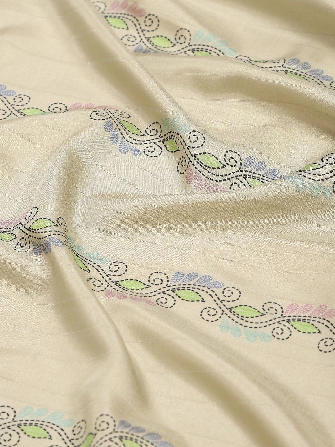 Garden Vareli Women Ethnic Motifs Embroidered Pure Linen Saree thumbnail 6