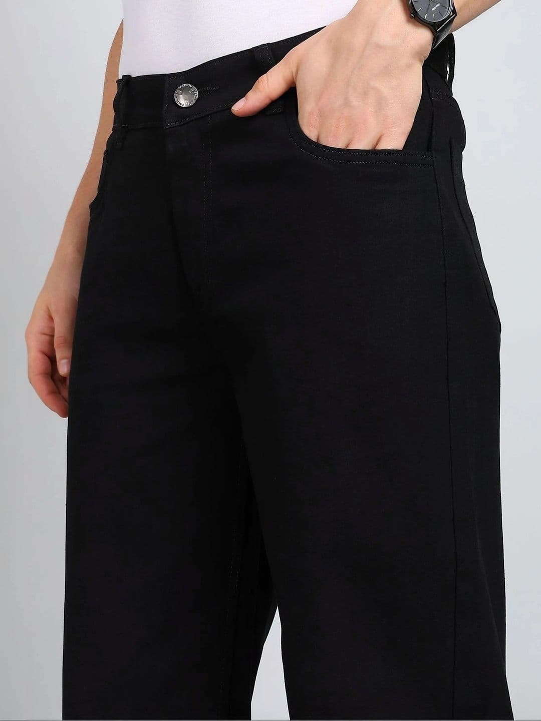 UNIFAV FASHION Men Straight Fit Mid-Rise Jeans thumbnail 2