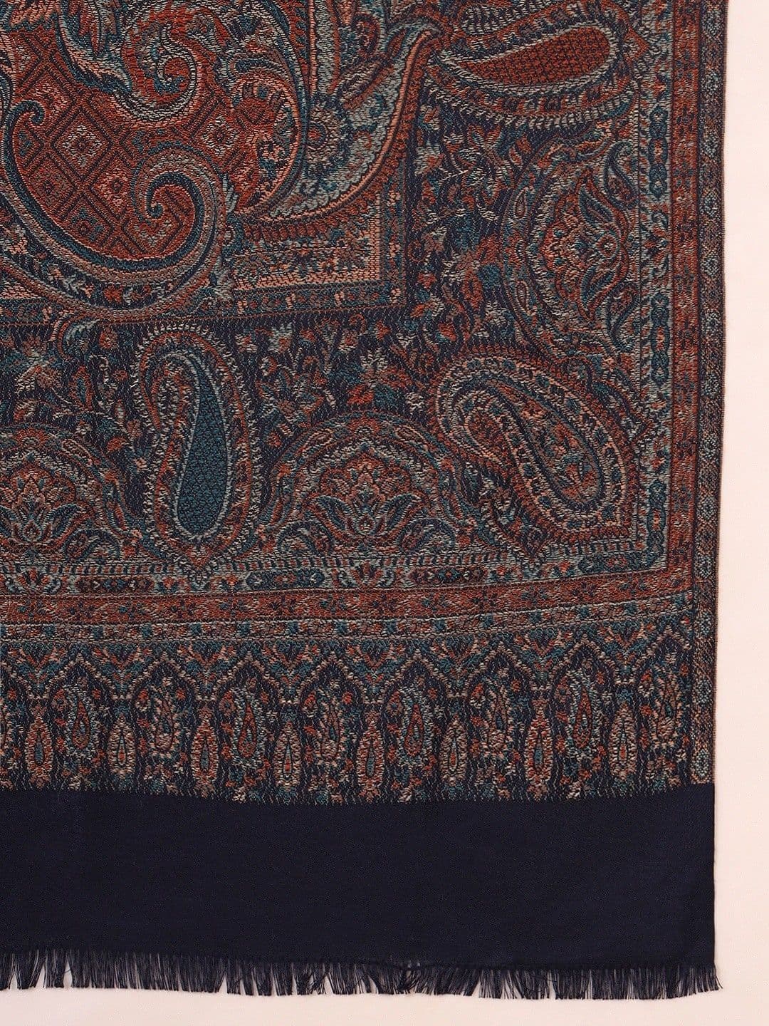 KANIDAR Women Woven Design Shawl thumbnail 6