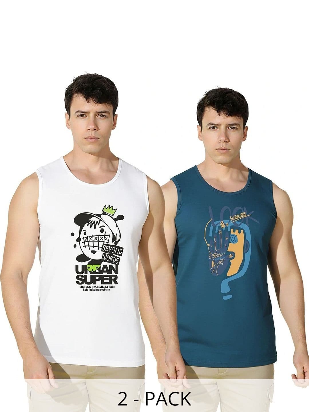 SLOWLORIS Men 2 Printed T-shirt - view 1