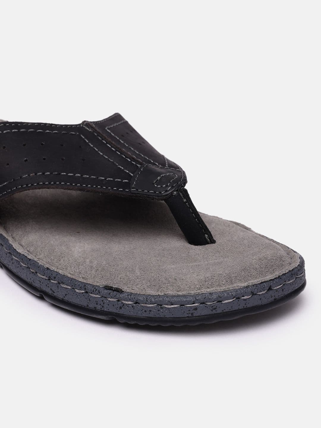 Louis Philippe Men Leather Comfort Sandals thumbnail 3