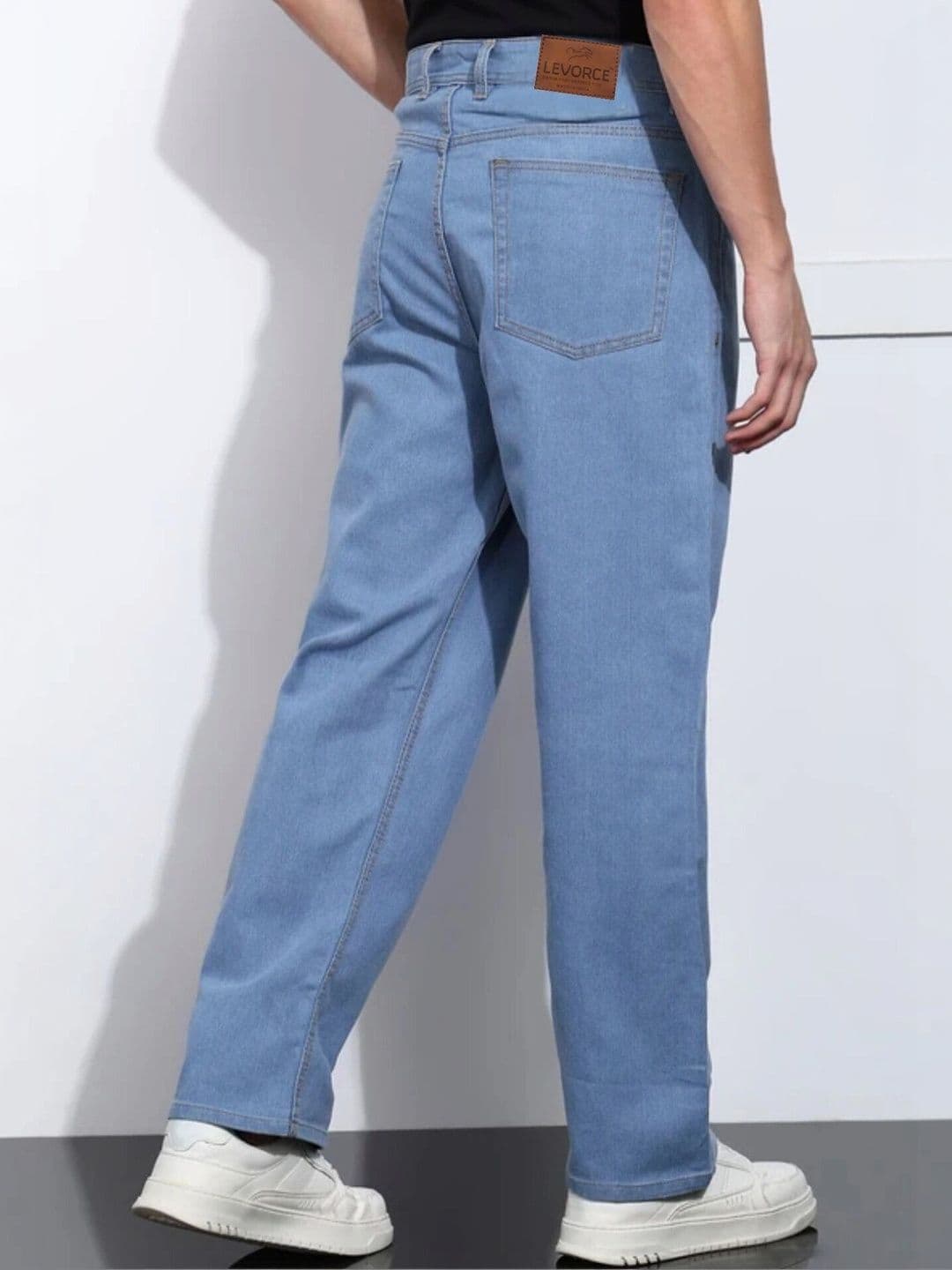 UNIFAV FASHION Men Boyfriend Fit Mid-Rise Jeans thumbnail 3