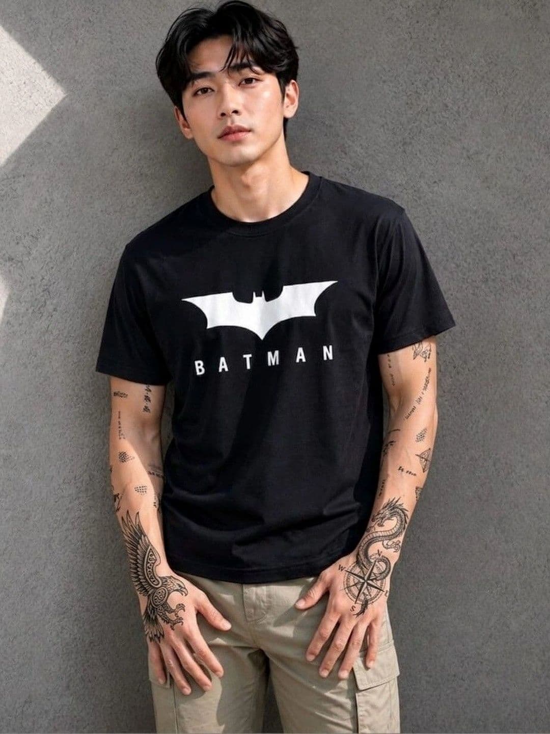 BLACK CAVIAR Men Batman Printed T-shirt - view 1