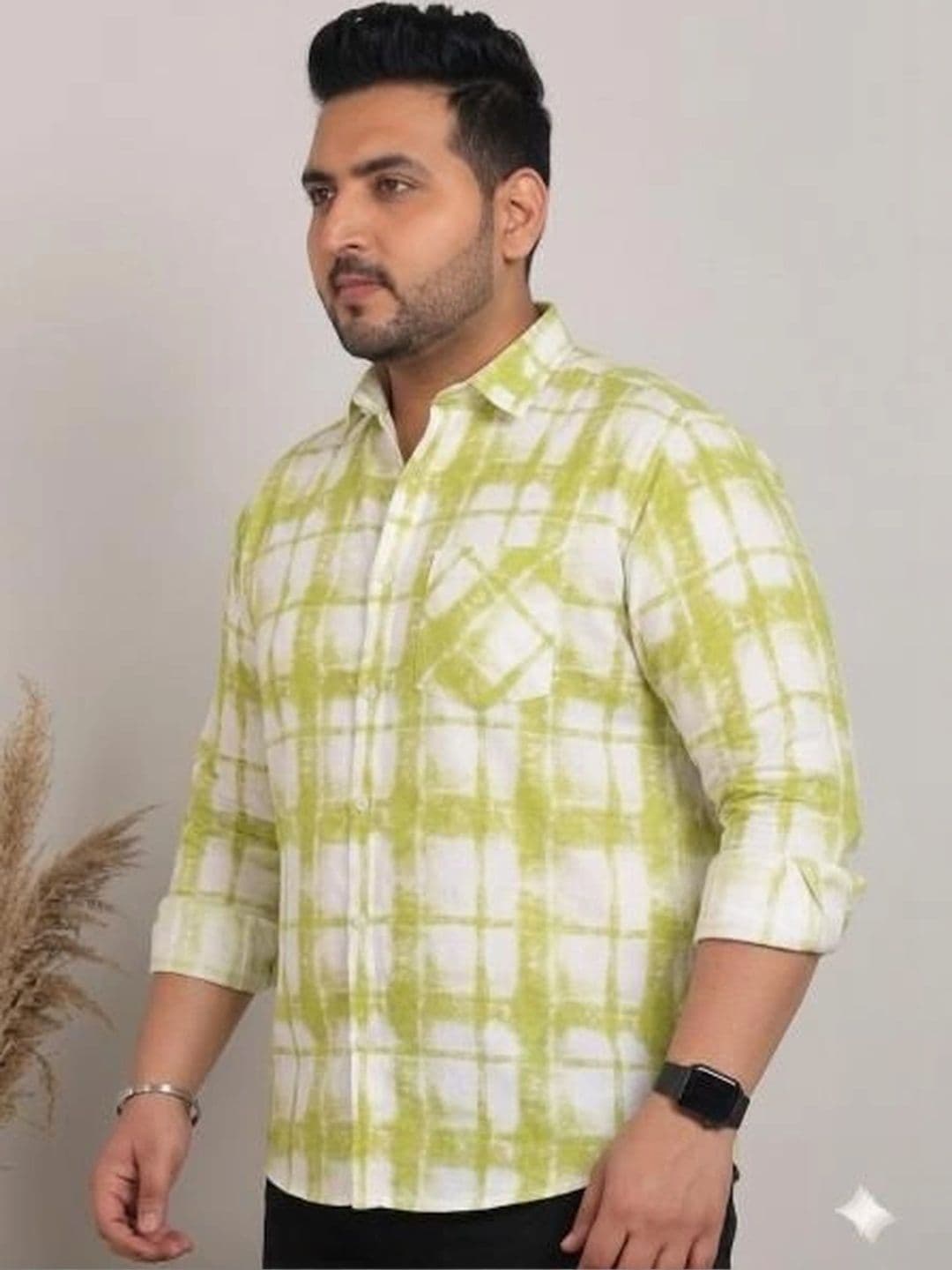 ADWYN PETER Men Classic Checked Casual Shirt thumbnail 6