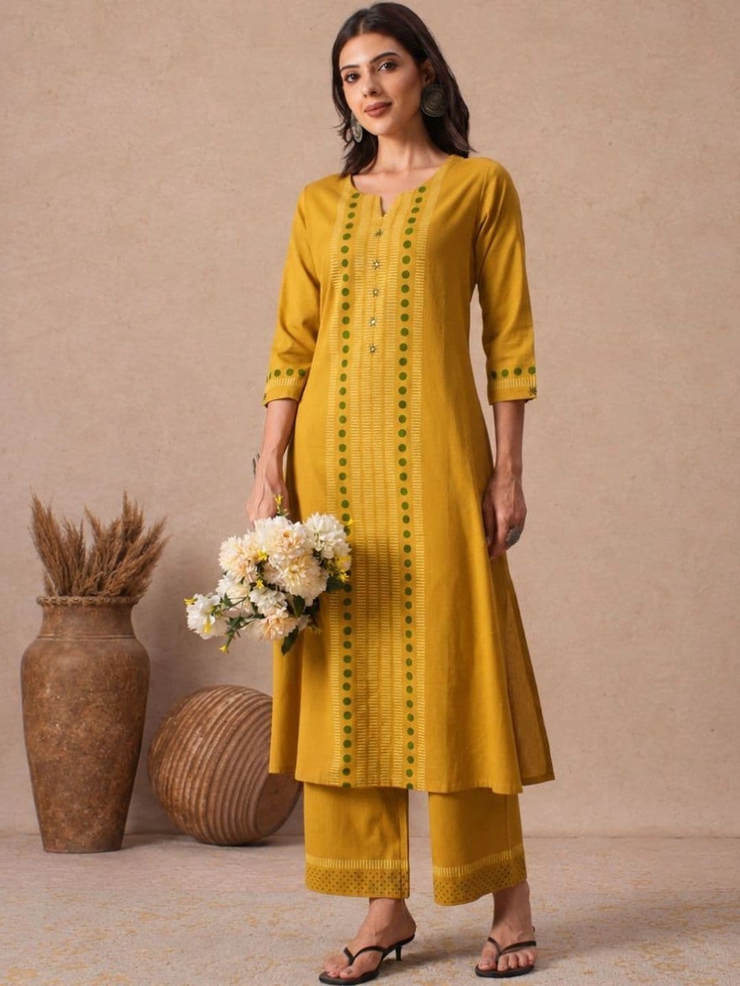 KAMI KUBI Women Geometric Printed Kurta - view 1