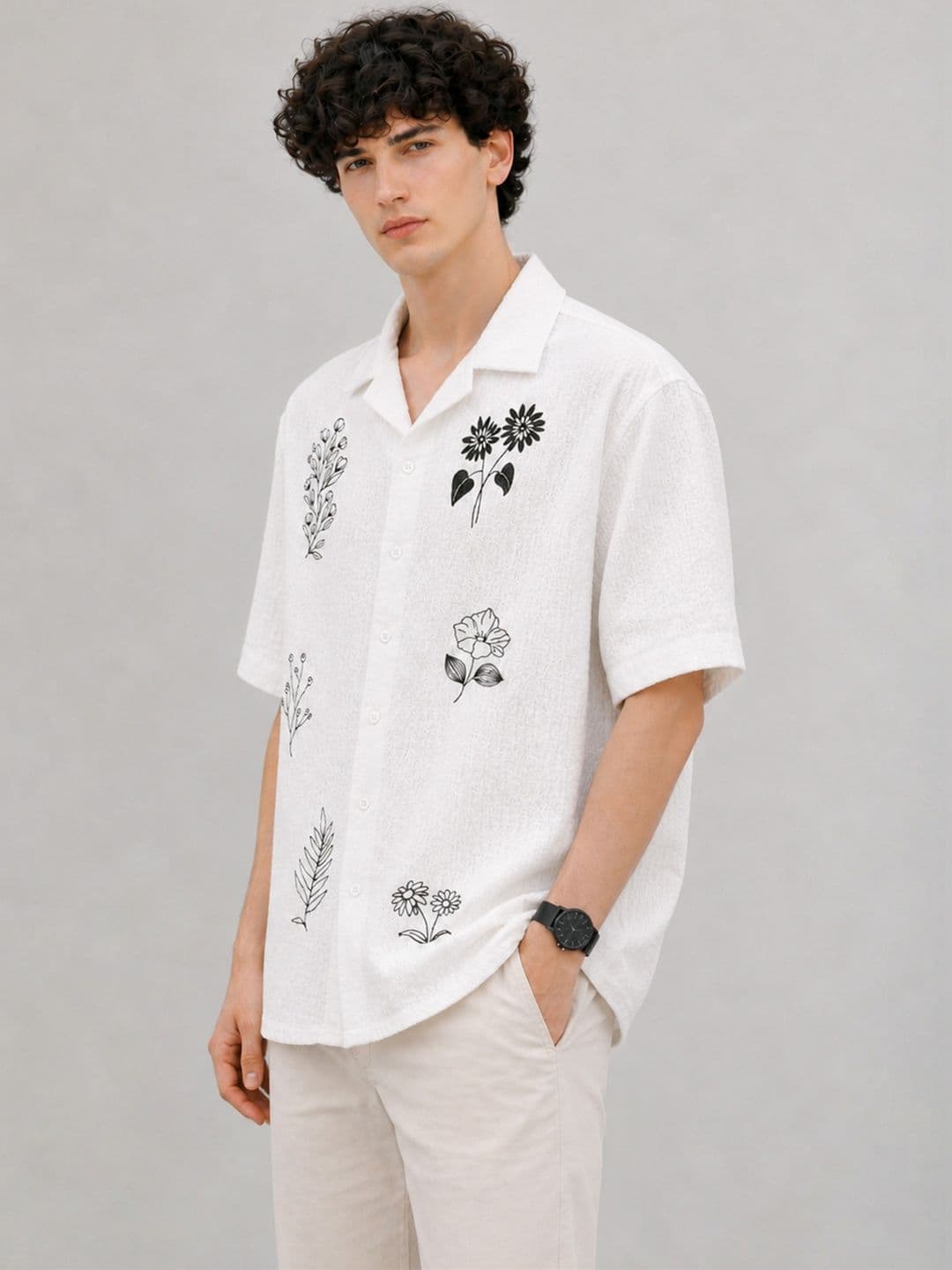 Mast & Harbour Men Relaxed Floral Printed Casual Shirt thumbnail 7