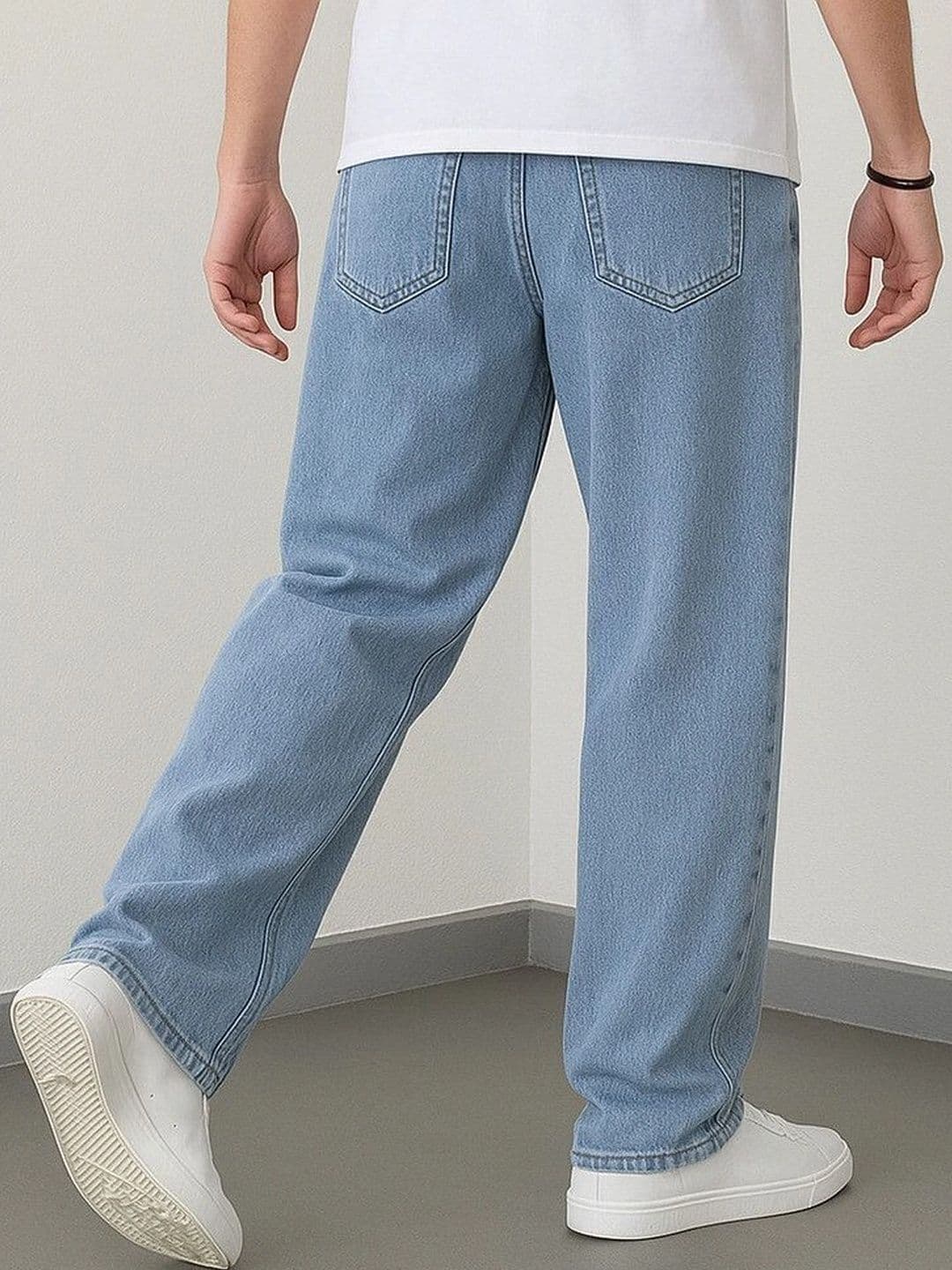 UNIFAV FASHION Men Boyfriend Fit Mid-Rise Jeans thumbnail 2