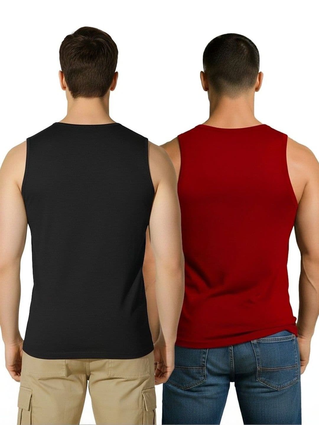 SKY HARBOAR Men Typography Pack of 2 Printed T-shirt thumbnail 5