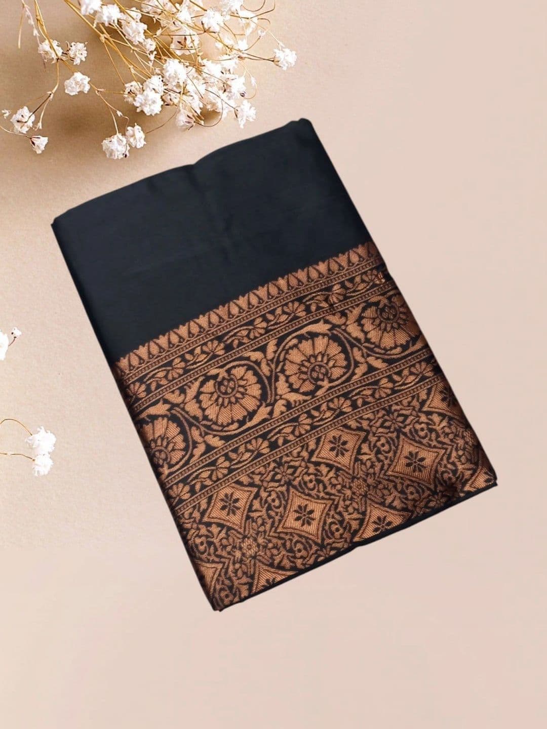Anokhi Attire Woven Design Zari Art Silk Banarasi Saree thumbnail 3