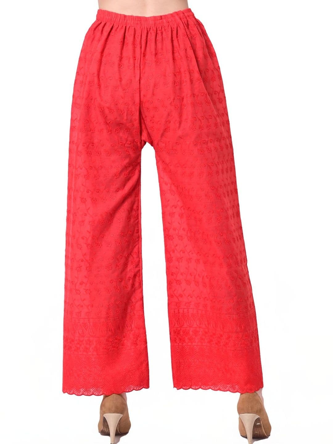 FusFus Women Ethnic Motifs Embroidered Ethnic Palazzos thumbnail 2